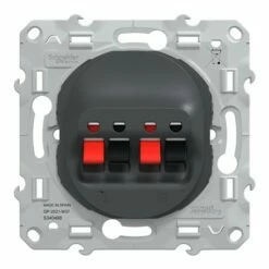 Prise Haut Parleur 2 Sorties Ovalis S340488 Anthracite 2 Sorties 16 Prise Haut Parleur 2 Sorties Ovalis S340488 Anthracite 2 Sorties -Schneider Electric Soldes prise haut parleur 2 sorties ovalis s340488 anthracite 2 sorties 6