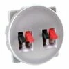 Prise Haut-parleur Double Silver 1 Prise Haut-parleur Double Silver -Schneider Electric Soldes prise haut parleur double silver