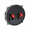 Prise Haut-parleur Double Vulcain 1 Prise Haut-parleur Double Vulcain -Schneider Electric Soldes prise haut parleur double vulcain