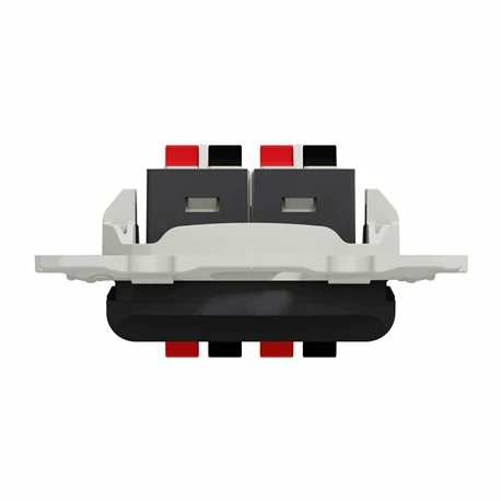 Prise Haut-parleurs Odace S540488 Anthracite 2 Sorties 4 Prise Haut-parleurs Odace S540488 Anthracite 2 Sorties – Image 2