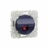 Prise Haut-parleurs Odace S550487 Bleu Cobalt 1 Sortie -Schneider Electric Soldes prise haut parleurs odace s550487 bleu cobalt 1 sortie