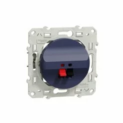 Prise Haut-parleurs Odace S550487 Bleu Cobalt 1 Sortie