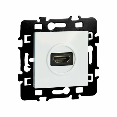 Prise HDMI 1.4 Blanc 3 Prise HDMI 1.4 Blanc