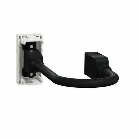 Prise HDMI Préconnectorisée Unica NU343018 Blanc 1 Module Mécanisme Seul 8 Prise HDMI Préconnectorisée Unica NU343018 Blanc 1 Module Mécanisme Seul – Image 6