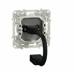 Prise HDMI Type A Prise Femelle/câble Femelle à L'arrière Odace S530462 Aluminium -Schneider Electric Soldes prise hdmi type a prise femelle cable femelle a l arriere odace s530462 aluminium 2
