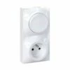 Prise + Interrupteur 2P+T + Va Et Vient Blanc 1 Prise + Interrupteur 2P+T + Va Et Vient Blanc -Schneider Electric Soldes prise interrupteur 2pt va et vient blanc