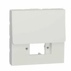 Prise Optique LC Duplex à Compléter Unica NU943918 Blanc 2 Modules Mécanisme Seul