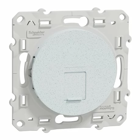 Prise RJ45 (8 Contacts) Cat.5 Odace S510471 Blanc Recyclé Brillant Grade 1 Téléphone 3 Prise RJ45 (8 Contacts) Cat.5 Odace S510471 Blanc Recyclé Brillant Grade 1 Téléphone