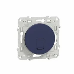Prise RJ45 (8 Contacts) Odace S550477 Bleu Cobalt Grade 3 Multimédia +