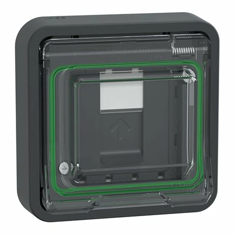 Prise RJ45 Cat 6A Blindé STP FTP Mureva Styl MUR35038 Gris Composable 3 Prise RJ45 Cat 6A Blindé STP FTP Mureva Styl MUR35038 Gris Composable