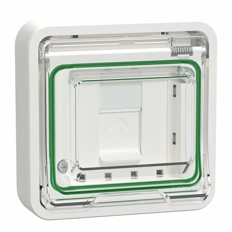 Prise RJ45 Cat 6A Blindé STP FTP Mureva Styl MUR39038 Blanc Composable 3 Prise RJ45 Cat 6A Blindé STP FTP Mureva Styl MUR39038 Blanc Composable