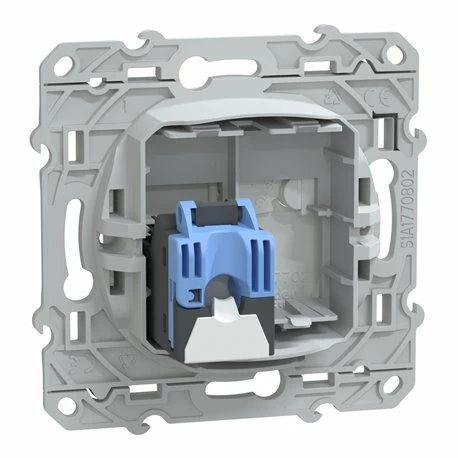 Prise RJ45 Cat6a Grade 3 (multimédia +) (longue Distance) Ovalis S320477 Blanc 4 Prise RJ45 Cat6a Grade 3 (multimédia +) (longue Distance) Ovalis S320477 Blanc – Image 2