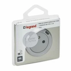 Prise De Courant 2P+T Avec Chargeur USB-C Céliane Complet 099590 Titane -Schneider Electric Soldes prise rj45 categorie 6 complet celiane titane 067345068537068901080251 2