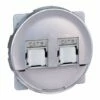 Prise RJ45 Double Grade 2 TV Cat 6 Silver 2 Prise RJ45 Double Grade 2 TV Cat 6 Silver -Schneider Electric Soldes prise rj45 double grade 2 tv cat 6 silver