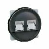 Prise RJ45 Double Grade 2 TV Cat 6 Vulcain 2 Prise RJ45 Double Grade 2 TV Cat 6 Vulcain -Schneider Electric Soldes prise rj45 double grade 2 tv cat 6 vulcain