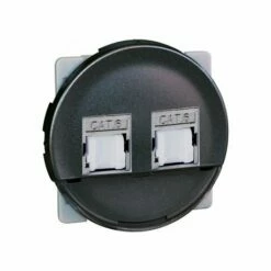 Prise RJ45 Double Grade 2 TV Cat 6 Vulcain