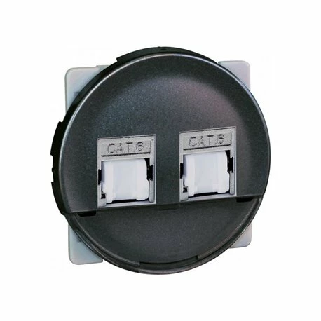 Prise RJ45 Double Grade 2 TV Cat 6 Vulcain 3 Prise RJ45 Double Grade 2 TV Cat 6 Vulcain