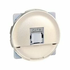 Prise RJ45 Grade 3 TV Cat6A Titane