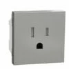 Prise Standard US 15A 2P+T Unica NU302830 Aluminium 2 Modules Mécanisme Seul -Schneider Electric Soldes prise standard us 15a 2pt unica nu302830 aluminium 2 modules mecanisme seul