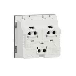 Prise Standard US 15A 2P+T Unica NU302830 Aluminium 2 Modules Mécanisme Seul -Schneider Electric Soldes prise standard us 15a 2pt unica nu302830 aluminium 2 modules mecanisme seul 4