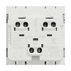 Prise Standard US 15A 2P+T Unica NU302830 Aluminium 2 Modules Mécanisme Seul -Schneider Electric Soldes prise standard us 15a 2pt unica nu302830 aluminium 2 modules mecanisme seul 6