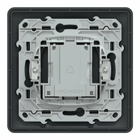 Schneider Electric Prise Téléphone En T Avec Plaque Ovalis S340496 8 Contacts Anthracite 4 Schneider Electric Prise Téléphone En T Avec Plaque Ovalis S340496 8 Contacts Anthracite – Image 2