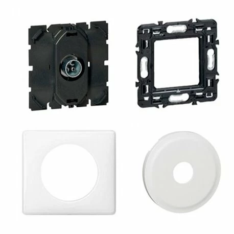 Prise TV Complet Avec Plaque Céliane Blanc 099563 5 Prise TV Complet Avec Plaque Céliane Blanc 099563 – Image 3