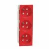 Prise Triple 2P+T FR 45° Goulotte Détrompage Unica NU307103T Rouge Mécanisme Seul 2 Prise Triple 2P+T FR 45° Goulotte Détrompage Unica NU307103T Rouge Mécanisme Seul -Schneider Electric Soldes prise triple 2pt fr 45 goulotte detrompage unica nu307103t rouge mecanisme seul