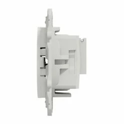 Prise TV/FM Encastrée Odace S520453 Blanc Brillant Système En Série - Passage -Schneider Electric Soldes prise tv fm encastree odace s520453 blanc brillant systeme en serie passage 3