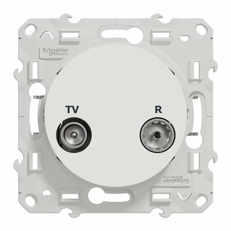 Prise TV/FM Encastrée Odace S525451 Blanc Brillant 10 Prise TV/FM Encastrée Odace S525451 Blanc Brillant – Image 8