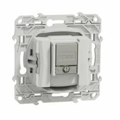 Prise TV/FM/SAT Encastrée Odace S520460 Blanc Brillant 2 Entrées -Schneider Electric Soldes prise tv fm sat encastree odace s520460 blanc brillant 4