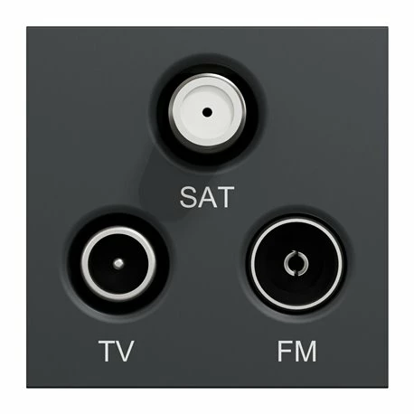 Prise TV + FM + SAT Unica NU345054 Anthracite 2 Modules Mécanisme Seul 7 Prise TV + FM + SAT Unica NU345054 Anthracite 2 Modules Mécanisme Seul – Image 5