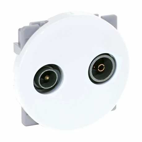 Prise TV TV/FM Blanc 3 Prise TV TV/FM Blanc