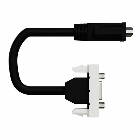 Prise VGA (HD15 Female) Préconnectorisée Unica NU343218 Blanc 1 Module Mécanisme Seul 6 Prise VGA (HD15 Female) Préconnectorisée Unica NU343218 Blanc 1 Module Mécanisme Seul – Image 4