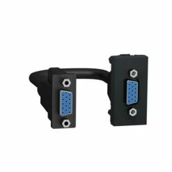 Prise VGA (HD15 Female) Préconnectorisée Unica NU343254 Anthracite 1 Module Mécanisme Seul