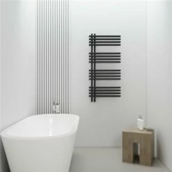 Sèche Serviette électrique HRDZ 50/180 Noir 850 Watts Vertical -Schneider Electric Soldes radiateur a inertie hrdz 50 180 noir 850 watts 3