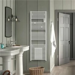 Sèche Serviette électrique Riva 4 1000 Watts, Blanc Brillant 9 Sèche Serviette électrique Riva 4 1000 Watts, Blanc Brillant -Schneider Electric Soldes riva 4 sans soufflerie 471258 1000 watts blanc satin 3