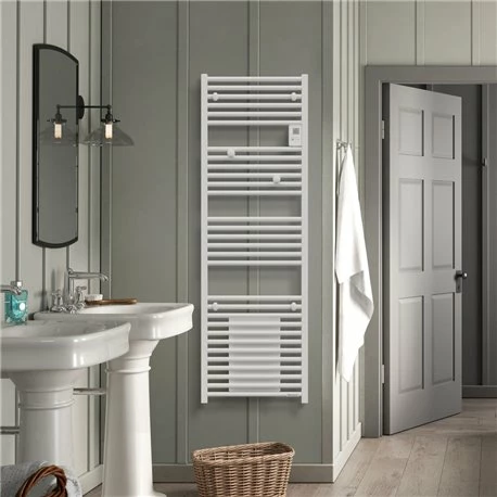 Sèche Serviette électrique Riva 4 750+1000 Watts, Gris Menhir 6 Sèche Serviette électrique Riva 4 750+1000 Watts, Gris Menhir – Image 4