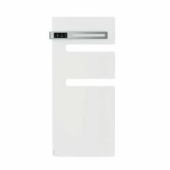 Atlantic Sèche Serviette électrique Serenis 500 Watts, Mât à Gauche Blanc Brillant