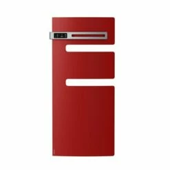Atlantic Sèche Serviette électrique Serenis 500 Watts, Mât à Gauche Rouge Passion