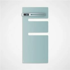 Atlantic Sèche Serviette électrique Serenis 500 Watts, Mât à Gauche Vert D'eau