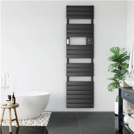 Atlantic Sèche Serviette électrique Adélis Étroit 750+1000 Watts, 456 Mm Graphite 4 Atlantic Sèche Serviette électrique Adélis Étroit 750+1000 Watts, 456 Mm Graphite – Image 2