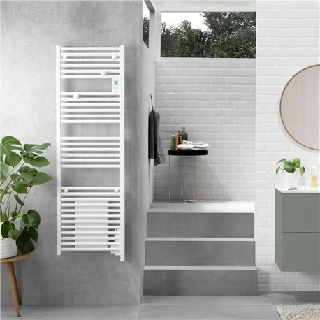 Atlantic Sèche Serviette électrique Doris 1000+1000 Watts, Blanc Carat 5 Atlantic Sèche Serviette électrique Doris 1000+1000 Watts, Blanc Carat – Image 3