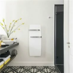 Sèche Serviette électrique Étics Bains 500+1000 Watts -Schneider Electric Soldes seche serviette electrique soufflant etic bains 5001000 watts 2