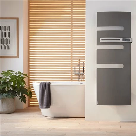 Atlantic Sèche Serviette électrique Serenis 500+1000 Watts, Mât à Droite Anthracite 6 Atlantic Sèche Serviette électrique Serenis 500+1000 Watts, Mât à Droite Anthracite – Image 4