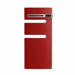 Atlantic Sèche Serviette électrique Serenis 500+1000 Watts, Mât à Droite Rouge Passion