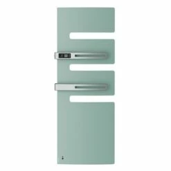 Atlantic Sèche Serviette électrique Serenis Premium 750+1000 Watts, Mât à Gauche Vert D'eau