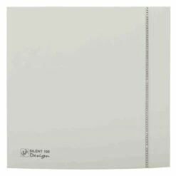 Aérateur Silent Design 100 CZ Blanc Swarovski 85 M3/h Clapet Anti-retour