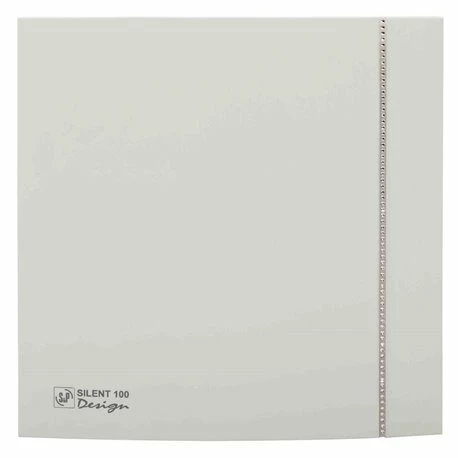 Aérateur Silent Design 100 CZ Blanc Swarovski 85 M3/h Clapet Anti-retour 3 Aérateur Silent Design 100 CZ Blanc Swarovski 85 M3/h Clapet Anti-retour