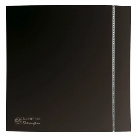 Aérateur Silent Design 100 CZ Noir Swarovski 85 M3/h Clapet Anti-retour 3 Aérateur Silent Design 100 CZ Noir Swarovski 85 M3/h Clapet Anti-retour